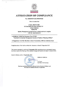 Attestation of compliance MLC CallSign LLC